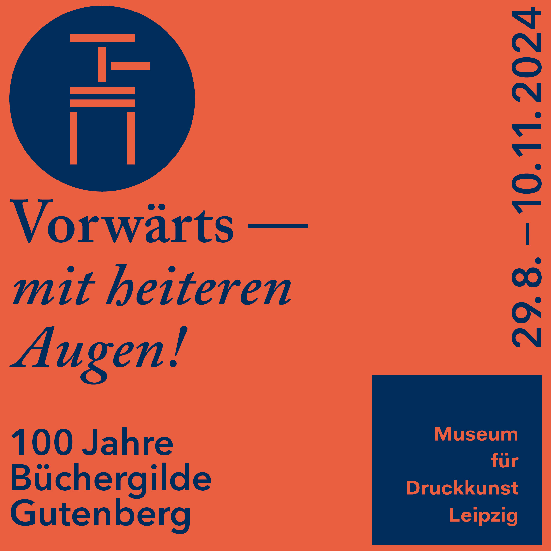 Jubiläums-Ausstellung vom 29. August bis 10. November